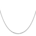 thumbnail image 2 of 925 Sterling Silver Cable Chain Styles Necklace .95 mm Diamond-cut Forzantina 16 inch 0.95, 2 of 4