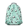 thumbnail image 3 of Cute Panda Print Backpack - Durable School Bag for High School & College, Water-Resistant Bookbag with Padded Straps, Roomy for Books & Essentials, 3 of 6