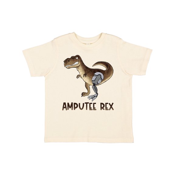 Inktastic Limb Loss Awareness Amputee Rex with Prosthetic Leg Boys or Girls Toddler T-Shirt