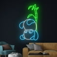 thumbnail image 3 of Handmadetneonsign Panda Bamboo Neon Sign, Bamboo Panda Neon Light, Panda Bear Led Light, Panda Led, 3 of 5