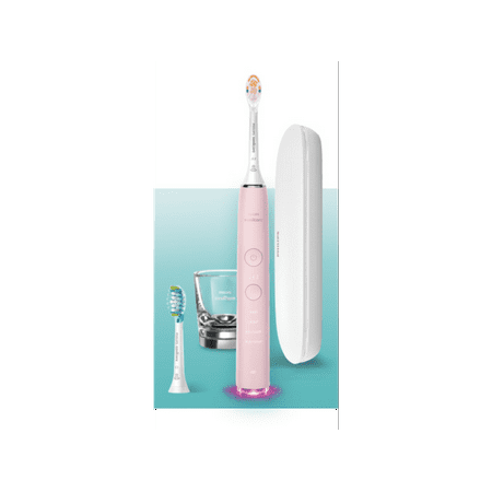 Philips Sonicare DiamondClean Smart Electric, Rechargeable Toothbrush for Complete Oral Care – 9300 Series - Pink