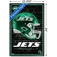 thumbnail image 3 of NFL New York Jets - Neon Helmet 24 Wall Poster, 22.375" x 34", 3 of 4