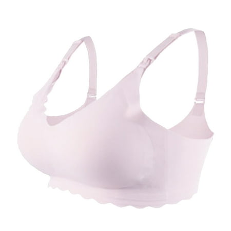 

Bras for Women Women Breastfeeding Strip Support Comfort Maternity Bra Seamless Soft Wirefree Pregnancy Bra Plus Up Casual Vest Bra Push up Bras for Women