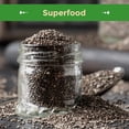 thumbnail image 2 of Black Chia Seeds - Natural Superfood | Raw, Gluten-Free, Vegan & Kosher | Healthy Food Perfect for Oatmeal, Shakes, Smoothies | Source of Protein Omega 3, Fiber. 5(LB) Bag, 2 of 5