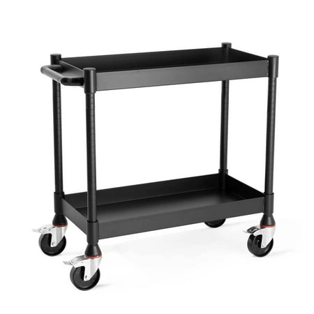 Luxor Mighty Haul 18 inch Heavy Duty 2 Shelf Utility Cart