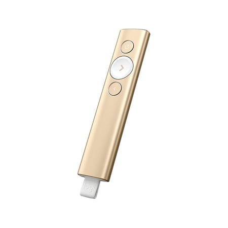 UPC: 0097855127761 | Logitech Spotlight Presentation Remote – Gold