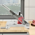 thumbnail image 4 of Stainless Steel Manual Meat Slicer Slicing Machine Frozen Meat Beef Bones Cutter, 4 of 18