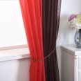 thumbnail image 4 of 15 Color Solid Sheer Voile Net Curtains/Drape/Panel/Scarf/Valance, Swag Swags, Swags with Tassle Assorted Door Window for Living Room Bedroom Kitchen Patio Villa Parlor Sliding Door, 4 of 4
