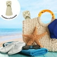 thumbnail image 7 of AEDAMURRA 2 Pcs Women Sun Straw Hats Floppy UPF 50+ Foldable Summer Sun Hats for Beach with Glasses Khaki and Beige, 7 of 7