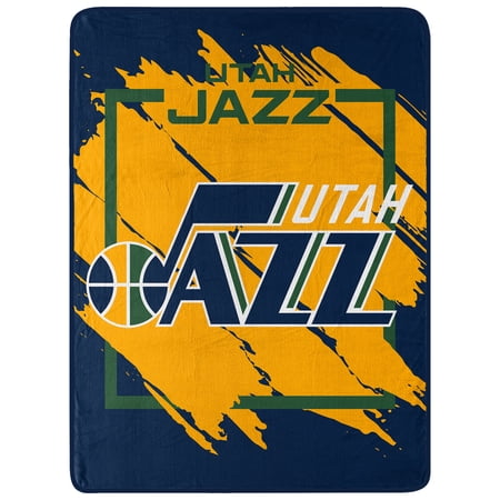 The Northwest Group Utah Jazz 46 x 60 Dimensional Micro Raschel Plush Throw Blanket