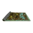 thumbnail image 2 of Ahgly Company Indoor Rectangle Animal Turquoise Blue Traditional Area Rugs, 5' x 8', 2 of 4