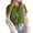 01-Army Green, variant on Women's T-Shirts Breathable Print Short Sleeve mit Print Plus Size Basic Looses Round Neck Light Graphic Tees for Women White Size L