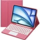 thumbnail image 1 of Funda con teclado táctil para iPad Air de 11 pulgadas M3 (2025) / M2 (2024), iPad Air de 5.a (2022) / 4.a generación (2020) de 10,9 pulgadas con portalápices - Teclado Bluetooth táctil magnéticamente, 1 of 7