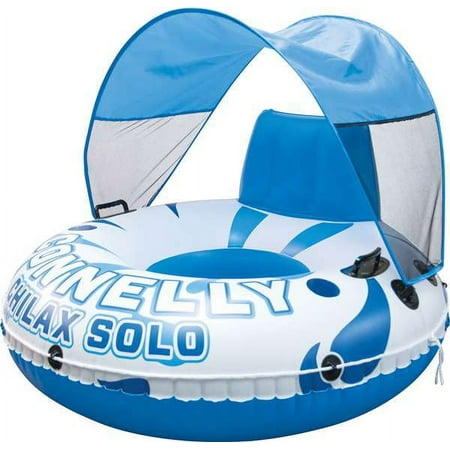 Connelly Chilax Solo Tube With Canopy Lake  Pool Raft Float