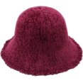 thumbnail image 6 of CoCopeaunts Winter Bucket Hat Women Tassel Raw Edge Fisherman Hat Simple Solid Color Foldable Basin Hat Casual Sunshade Hat, 6 of 8