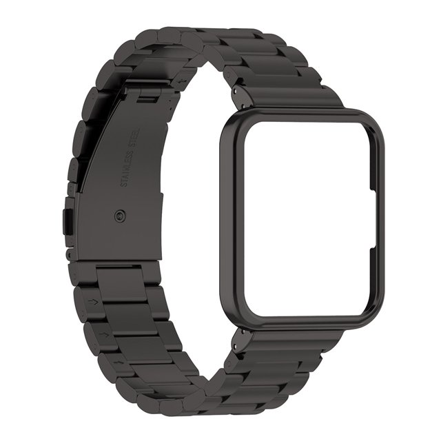 Funda de metal compatible con Xiaomi Redmi Watch2 Lite versión internacional Correa de metal con funda protectora