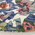 thumbnail image 3 of SAFAVIEH Blossom Ewart Floral Area Rug, Ivory/Blue, 6' x 6' Round, 3 of 8