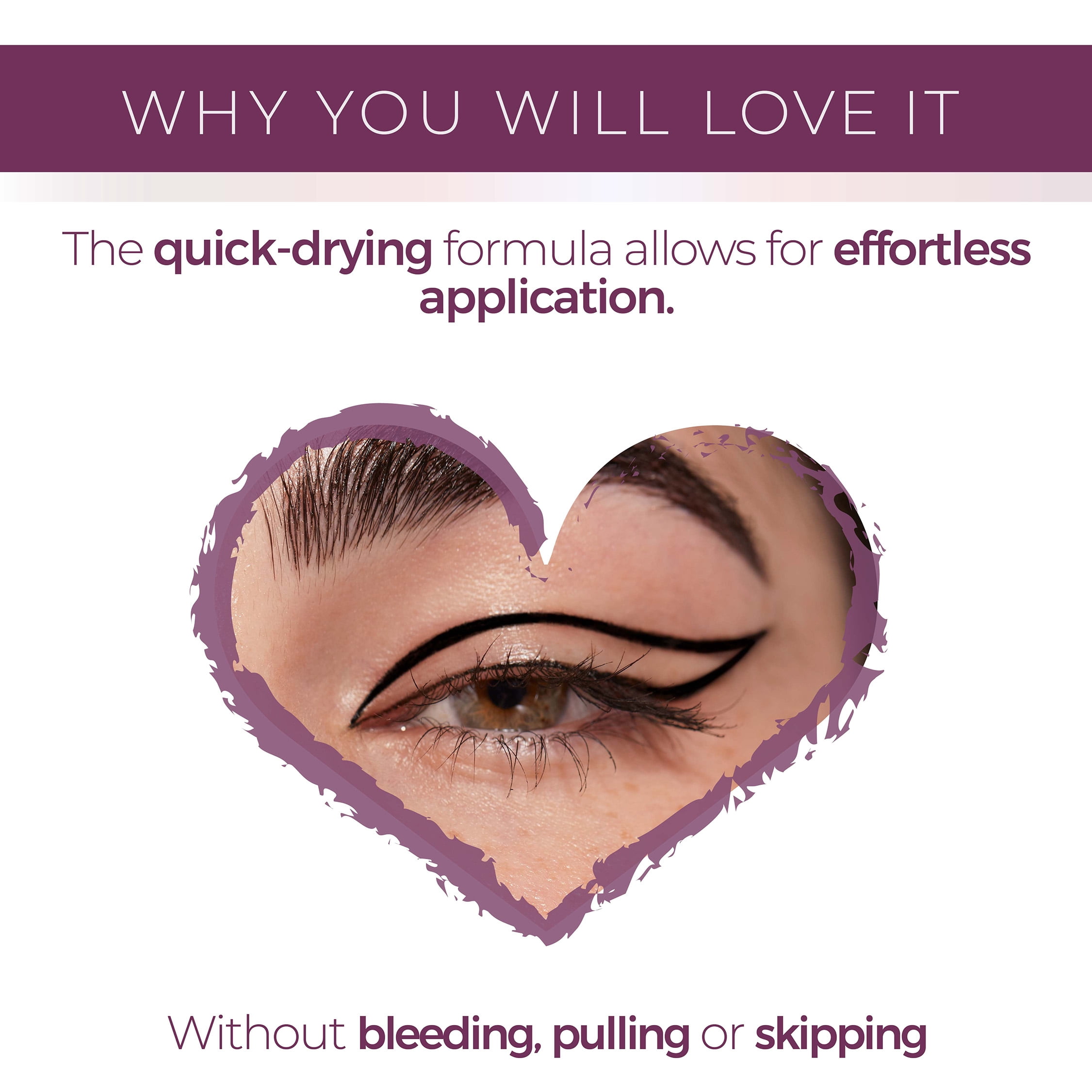 Blinc Tubing Liquid Eyeliner Pen | Soft Black Semi-Matte Finish | Tappered Felt Tip | Water Resistant & Ultra-Longwear | Easy Tubing Technology Removal | Vegan & Cruelty-Free | 0.5 ml / 0.017 fl.oz