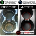 thumbnail image 4 of CupHolderHero for Honda Civic 2016-2021 Custom Liner Accessories – Premium Cup Holder, Console, and Door Pocket Inserts - (Hatchback) (Red), 4 of 5