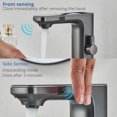 thumbnail image 3 of Uythner-grifo de lavabo con Sensor LCD inteligente, pantalla de visualización Digital, grifo mezclador de agua fría y caliente, grifo sin contacto para lavabo de baño, 3 of 5