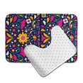 thumbnail image 6 of Honeii Cinco De Mayo Floral Pattern Bathroom Anti-Skid Pad Bathroom Mat Vintage Seamless Pattern Not-Slip Toilet Rug Set, 6 of 6