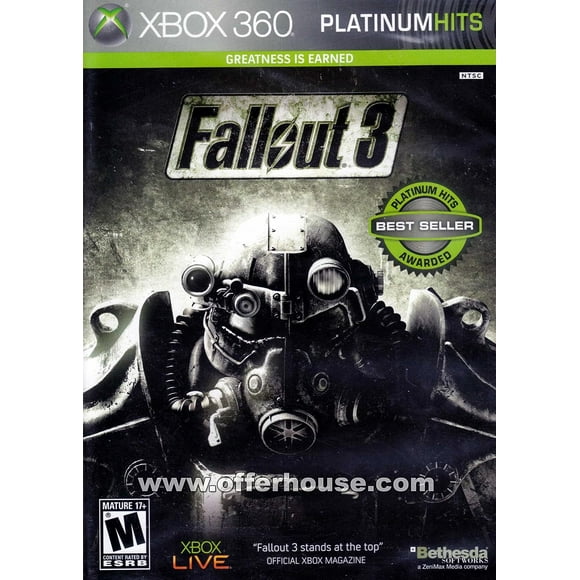Fallout 3 - Xbox 360 Bethesda xbox 360
