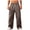 Brown, variant on Men's Cargo Sweatpants Open Bottom Baggy Sweat Pants for Mens Straight Leg Gym Cargo Sweats Lounge Pants with Pockets Black