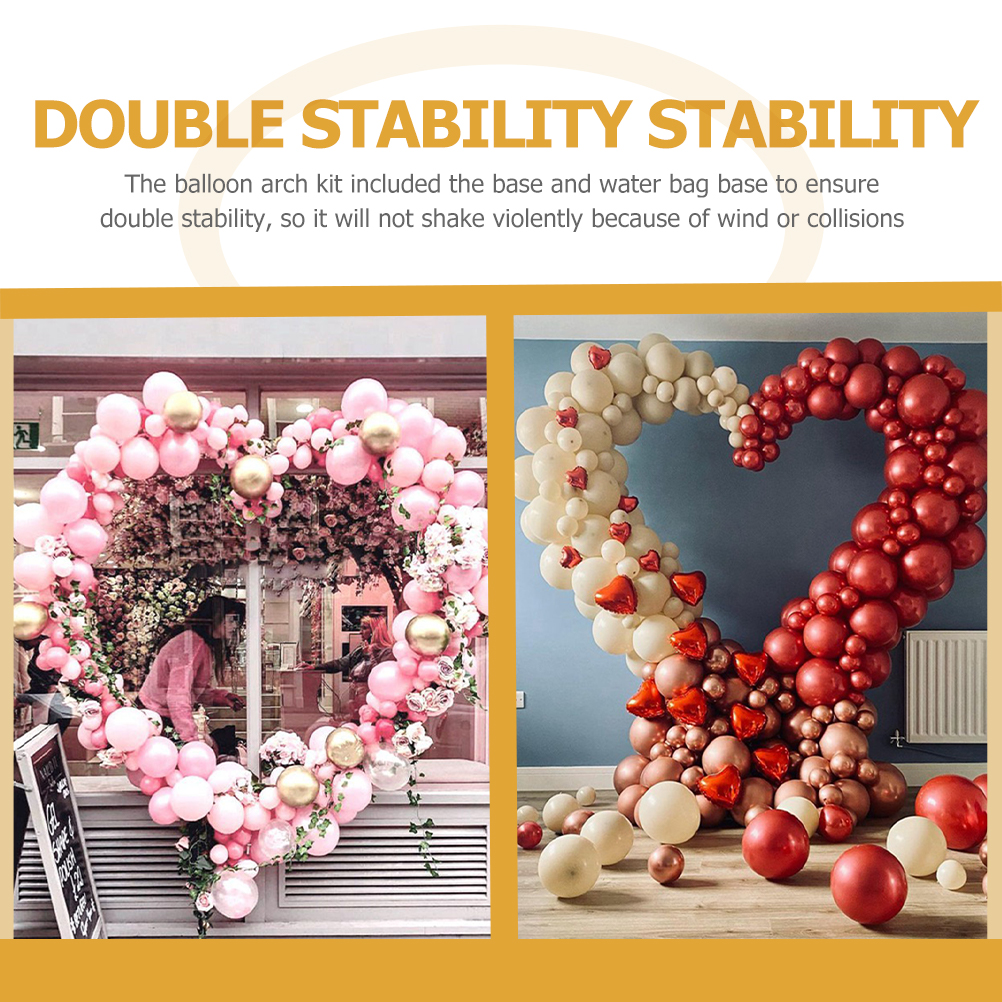 Arche De Ballons Réutilisable 1.5m Ou 2.5m - Kit Complet Avec Pompe, Pinces | Pour Fête, Mariage, Anniversaire