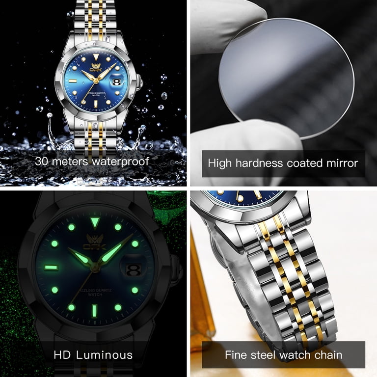 OPK Women's Stainless Steel Quartz Watch with Date photo 7