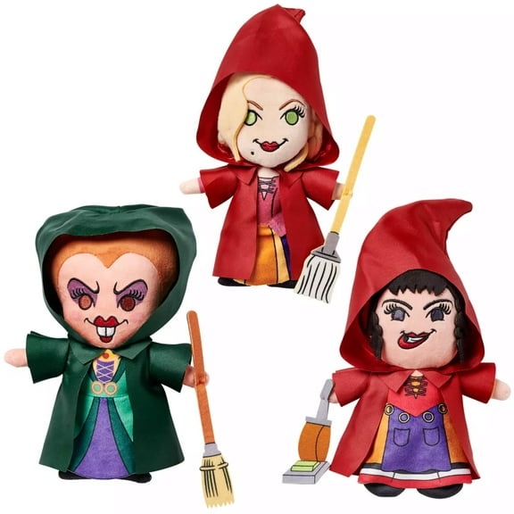 Hocus Pocus Sanderson Sisters Plush Set