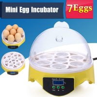 7 Eggs Chicken Duck Goose Egg Incubator Iurning Turning Egg Hatcher