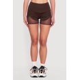 thumbnail image 3 of Women's Drop Waist Mesh Detail Biker Shorts, 3 of 4