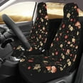 thumbnail image 3 of Fotbe Red White Flowers Pattern Automotive Seat Covers for Cars Trucks and SUVs – Car Seat Covers for Front Seats,Protective Seat Covers,Vehicle Seat Covers, Set of 2, 3 of 9