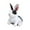 B, variant on Soft Plush Bunnies Stuffed Animals, Long Ear Bunny Rabbit Easter Cartoon Toy Dolls for Boys and Girl Birthday Gift B