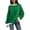 Army Green, variant on SwiftWear Colorblocked Sweatshirts for Women Long Sleeve Tops Crewneck Pullover Shirt Loose Fit Sweatshirt L