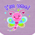 thumbnail image 4 of Inktastic I'm One- Dragonfly First Birthday Girls Baby Bib, 4 of 4