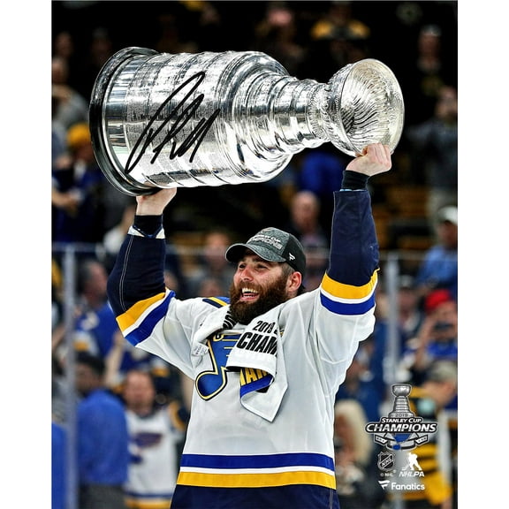 Patrick Maroon St. Louis Blues 2019 Stanley Cup Champions Autographed 8" x 10" Raising Cup Photograph - Fanatics Authentic Certified