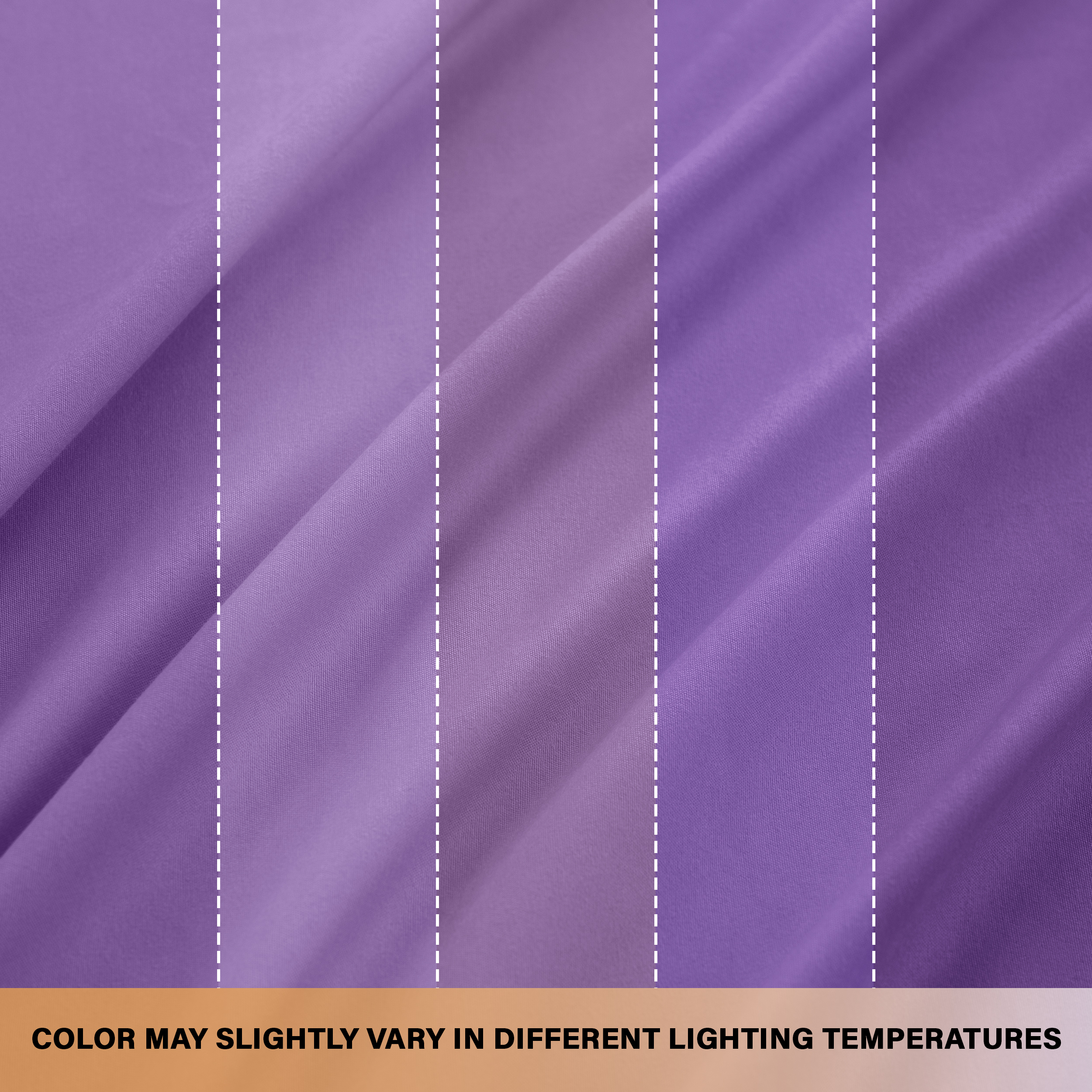 Lux Decor Collection Queen Sheets Set, 6-Piece, Purple photo 6