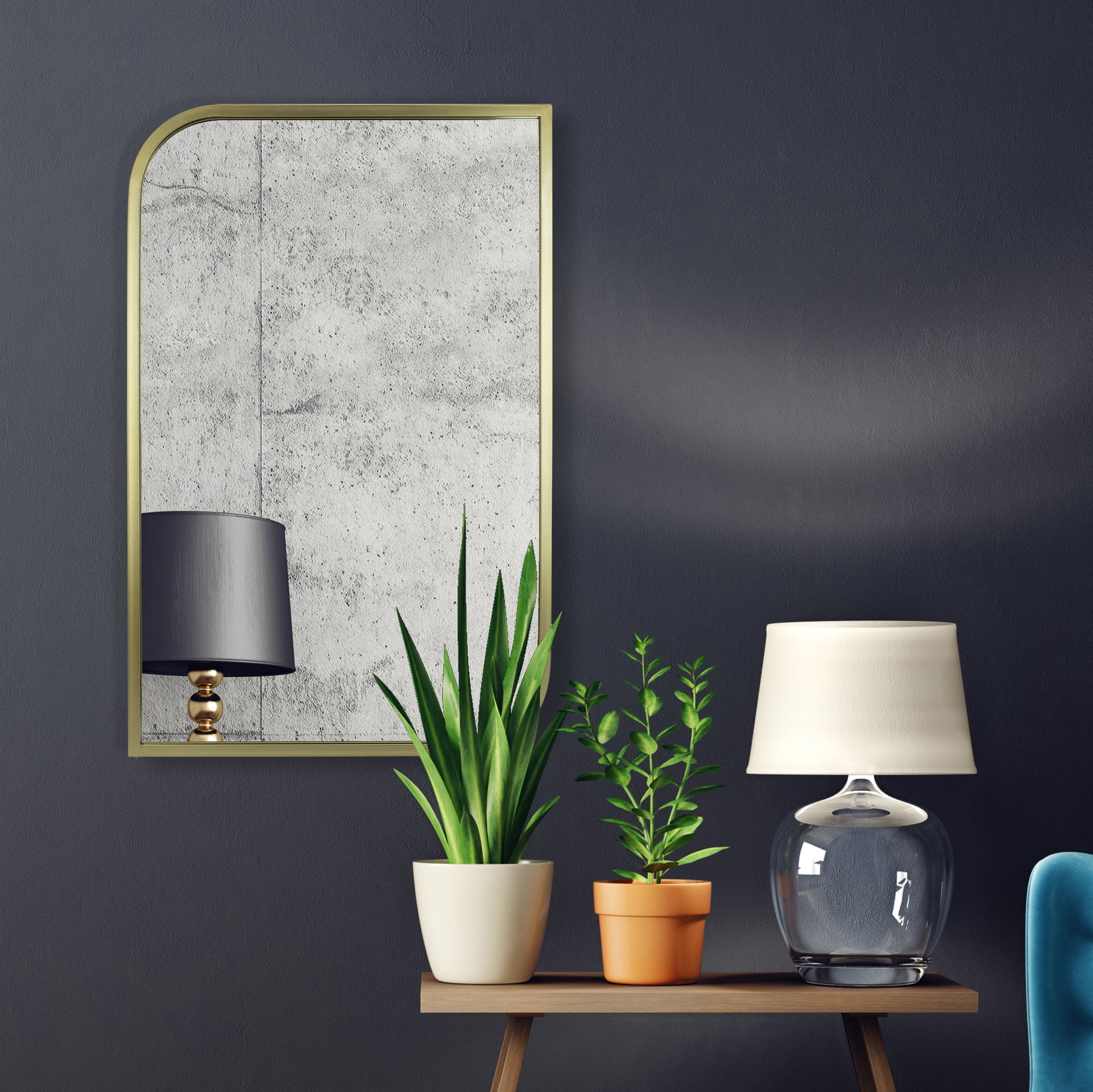 Patton Wall Decor Gold Metal Rounded and Pointed