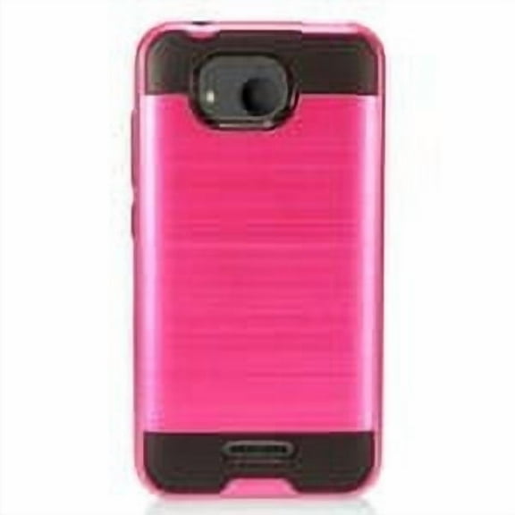 GSA Brushed Hybrid Hard Case For Alcatel Tetra / 5041C Hot Pink