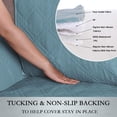 thumbnail image 4 of 100% Waterproof Recliner Cover for Large Recliners - Pet-Resistant Non-Slip Furniture Protector with Soft Cotton Finish Crafted Sofa Recliner Protector, Recliner, Blue, 4 of 6
