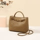 thumbnail image 3 of Bolso de mano de gran capacidad de alta gama para mujer, bolso tejido a mano sencillo y personalizado, bolso de mensajero práctico que combina con todo, 3 of 6
