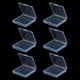 thumbnail image 1 of Caja de contenedores de almacenamiento de cuentas transparentes de plástico Mini de 6 piezas para recolectar artículos pequeños, cuentas, joyas, 1 of 5
