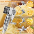 thumbnail image 3 of 5 in 1 Stainless Steel Cheese Slicer Shredder 4 Manual Rotary Cheese Grater Multifunctional Grater Butter Cutter Kitchen Gadgets, 3 of 5