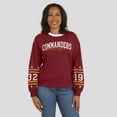 thumbnail image 4 of Women's WEAR by Erin Andrews  Burgundy Washington Commanders Sport Long-Sleeve T-Shirt, 4 of 6