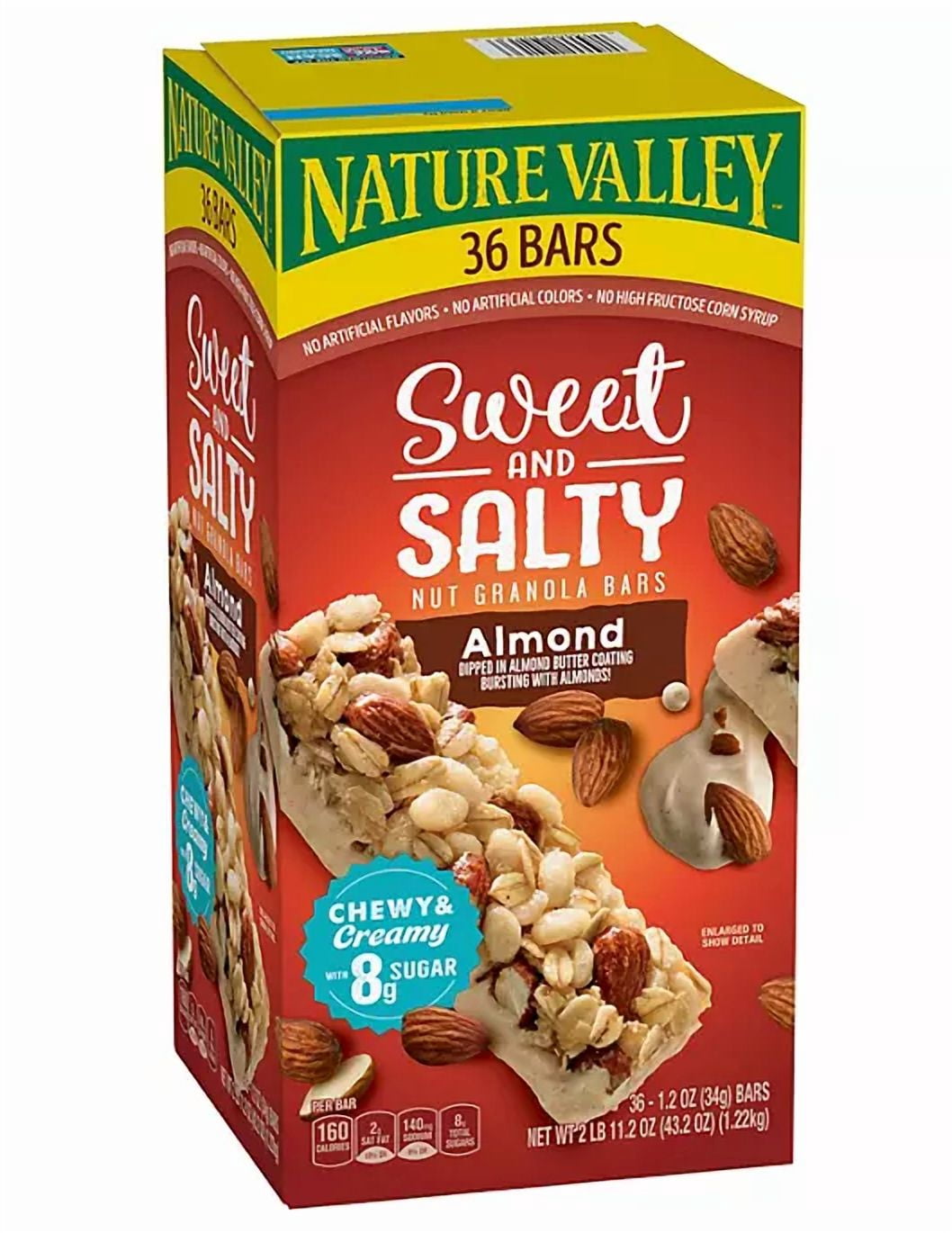 Nature Valley Sweet and Salty Nut Almond Granola Bars, 36 ct.