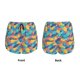 thumbnail image 3 of Balery Colorful Fish 1 Pantalones cortos deportivos para mujer con forro y dos bolsillos, elásticos, para entrenamiento, gimnasio, yoga-Small, 3 of 7