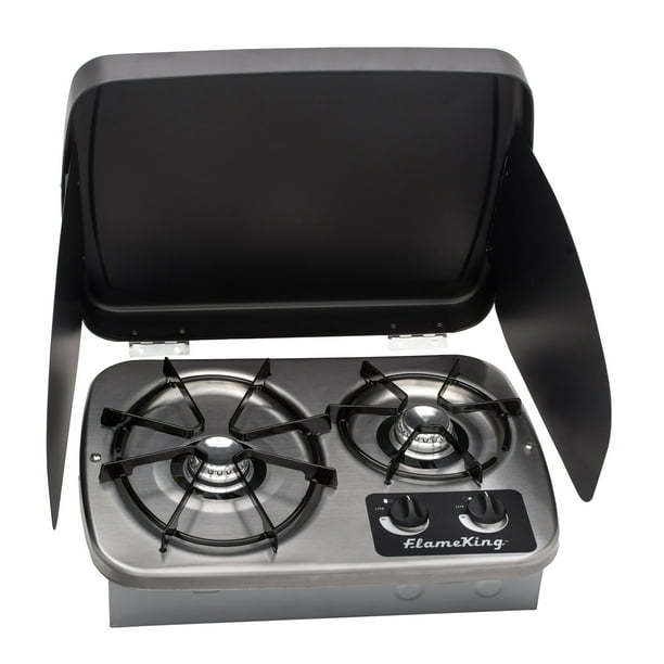 2Burner DropIn RV Cooktop Stove, includes Cover