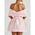 thumbnail image 3 of Saitn Short Cocktail Dresses for Teens Off the Shoulder Homecoming Dress with Party Gowns 2025 Pink L, 3 of 5