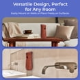 thumbnail image 5 of Automatic Air Freshener Spray Dispenser with Wood Design, Battery Operated Aerosol Sprayer for Home or Commercial Use, Wall Mounted or Free Standing, 3 Time Release Settings, 1-Pack, 5 of 8